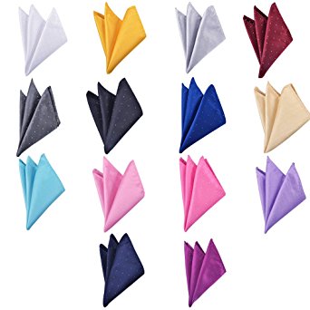 Alotpower Pocket Square Handkerchief for Mens