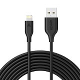 Anker PowerLine Lightning 10ft Apple MFi Certified - The Worlds Most Durable Lightning Cable  Charger Cord Perfect for iPhone 6s 6 Plus 5s 5 iPad mini 4 3 2 iPad Pro Air 2 Black