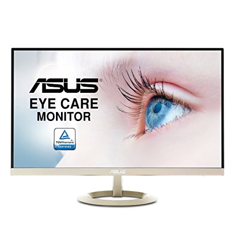 ASUS 27" WQHD (2560 X 1440) IPS DP HDMI VGA Eye Care Monitor 27-Inch Screen LED-lit Monitor (VZ27AQ)