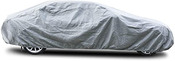 Arch Motoring Car Cover, 5 Layers All Weather Waterproof Windproof UV Protection Car Covers for Automobiles, Fit Full Car Up to 228"