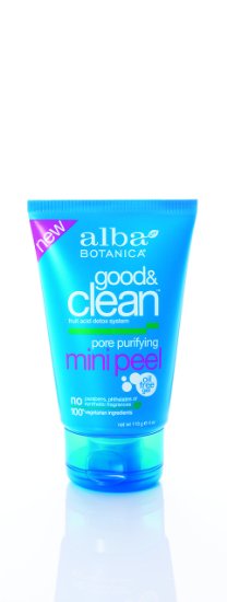 Alba Botanica Good and Clean Pore Purifying Mini Peel, 4 Ounce