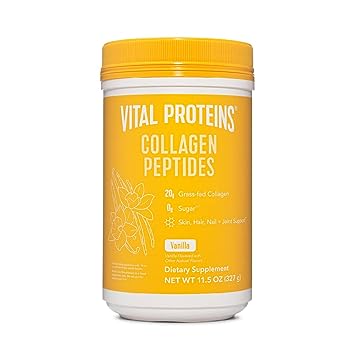 Vital Proteins Collagen Protein Powder Supplement (Vanilla, 11.5 oz (Pack of 1))