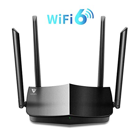 WiFi 6 Router-AX1500 Gigabit Dual Band Wi-Fi Router,Next-Gen 802.11ax Wireless Router Supporting MU-MIMO and OFDMA Technology with 1xWAN Port and 4 x Gigabit LAN Ports,WPA3,WPS for Whole-Home Coverage