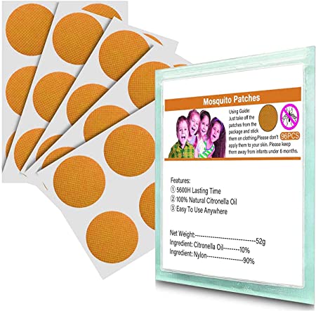 BuggyBands 120Pack Mosquito Patches Stickers for Kids Adult - Natural Plant Based Ingredients, Deet Free
