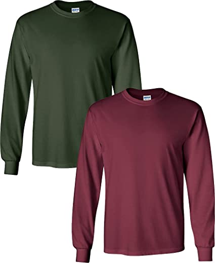 Gildan Men's Ultra Cotton Long Sleeve T-Shirt, Style G2400