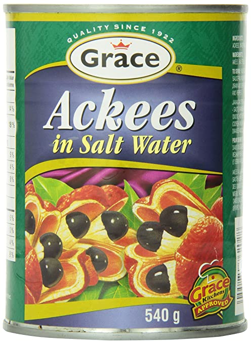 Grace Ackees in Salt Water Cans, 19 Ounce