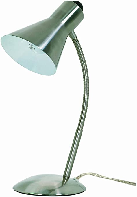 SATCO, Brushed Nickel Products 60/808 Goose Neck Desk Lamp, Unknown