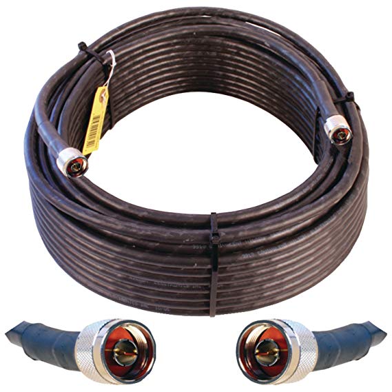 Wilson Electronics 100 ft. Black WILSON-400 Ultra Low Loss Coax Cable (N-Male to NMale)