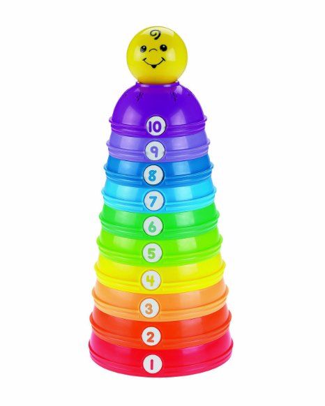 Fisher Price K7166 Stack & Roll Cups Toy