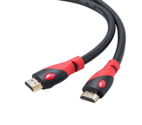 HDMI Cable 6 ft/1.83m BUSUQ HDMI 26AWG With Ethernet, CL3-1.3V-1.4V-2.0V 4K 3D