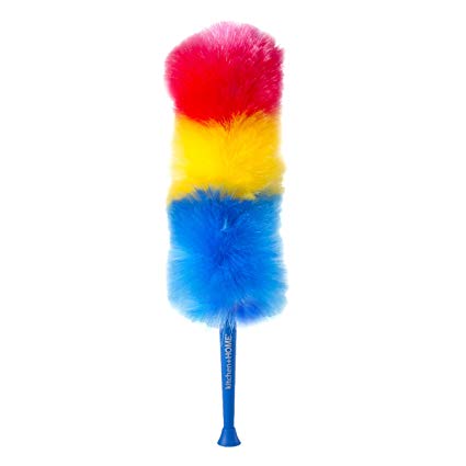 Kitchen   Home 23” inch Rainbow Static Duster - Electrostatic Feather Duster Attracts dust Like a Magnet!