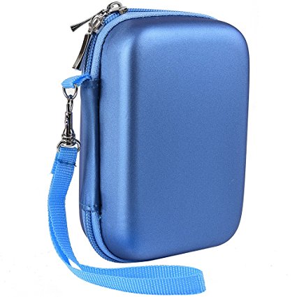 Katia Hard Case for HP Sprocket Portable Photo Printer. Hp Sprocket Case, Also fits Polaroid ZIP Mobile Printer/ ZINK Zero Ink Printing Technology/ Polaroid Snap Instant Digital Camera - Blue