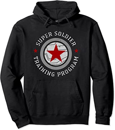 Marvel Winter Soldier Super Soldier Training Program Pullover Hoodie