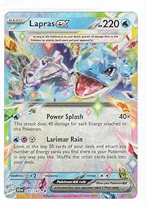 Pokemon – Lapras ex 032/142 - Stellar Crown Double Rare Card