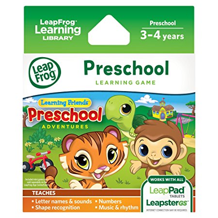 LeapFrog Learning Friends: Preschool Adventures Learning Game (for LeapPad3, LeapPad2, LeapPad1, Leapster Explorer, LeapsterGS Explorer)