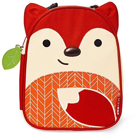 Skip Hop Baby Zoo Little Kid and Toddler Insulated and Water-Resistant Lunch Bag, Multi Ferguson Fox