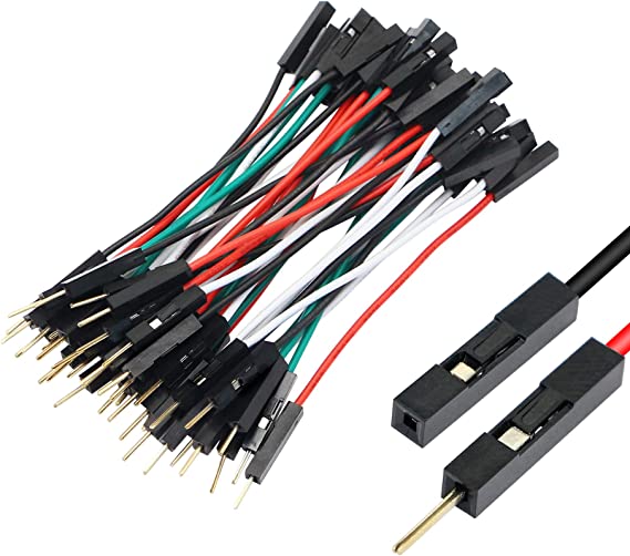 SinLoon Dupont Wire Breadboard Jumper Wires Jumper Wire Male to Female for Arduino Breadboard and Circuit Board 8cm 4 Colors Total 40-Pack(Male to Female)