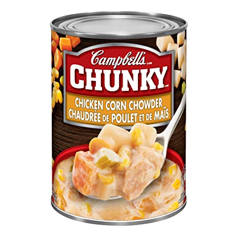 Campbell's Chunky Chicken Corn Chowder Soup, 540ml (Imported from Canada)