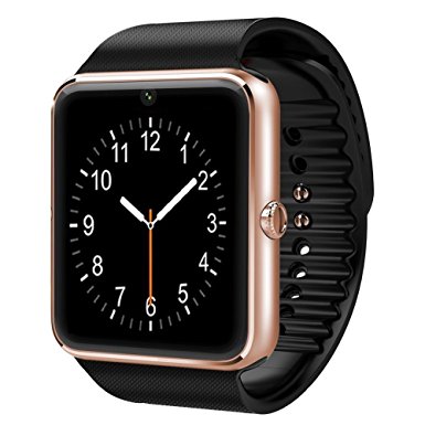 CNPGD [U.S. Warranty] All-in-1 Smartwatch and Watch Cell Phone Gold