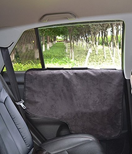 Pettom Cutton Dog Car Seat Covers with New Non-slip Backing- Machine Washable and Waterproof