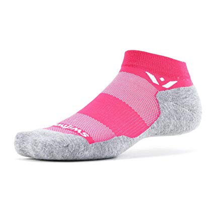 Swiftwick- MAXUS ONE | Socks Built for Running & Golf | Plush Cushion, ALL DAY Comfort Ankle Socks