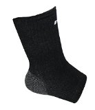 BracePal Ankle Support Sleeve - Foot Arch Support Compression Sock - Best for Plantar Fasciitis - Top Quality for Men and Women Socks Large Black