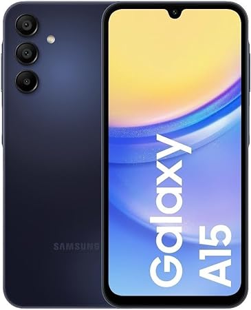 Samsung Galaxy A15 Blue Black 6.5" 128GB 5G Unlocked & SIM Free Smartphone