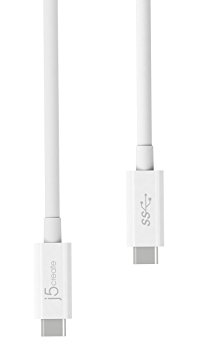 J5 Create 2.3' USB 3.1 Type-C to Type-C Coaxial Cable