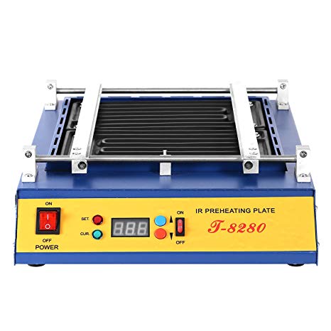 VEVOR Preheating Oven T8280 1600W Infrared Preheating Station Hot Plate PCB Preheater 280x270MM