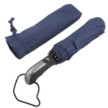 Compact Automatic Travel Umbrella with 10-Rib Strong Windproof Waterproof Anti UV - Sturdy,Portable and Lightweight for Easy Carrying - Auto Open/Close with Ergonomic Handle,Quality Assurance