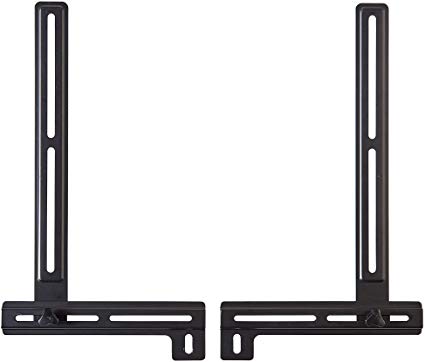 ECHOGEAR Sound Bar Mounting Brackets with Tool-Free Height Adjust for Maximum Compatibility Between Your TV & Soundbar - Features Simple Install with Included Hardware - EGSB1