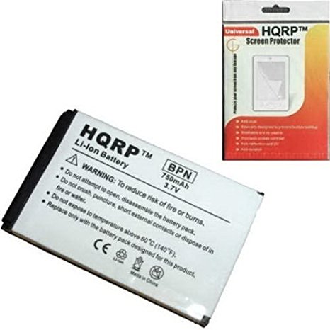 HQRP 750mAh Replacement Battery for Creative Zen Micro DAA-BA0005 MP3 Player , Li-Ion , Extra High Capacity !   HQRP Screen Protector