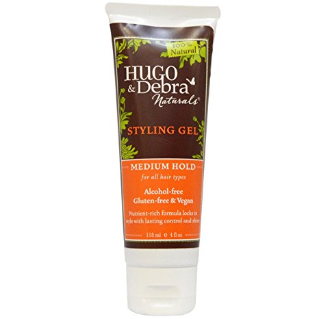 Hugo Naturals - Styling Gel For All Hair Types Medium Hold - 4 oz.