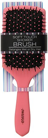 Swissco Soft Touch Paddle Shower Brush, Colors May Vary