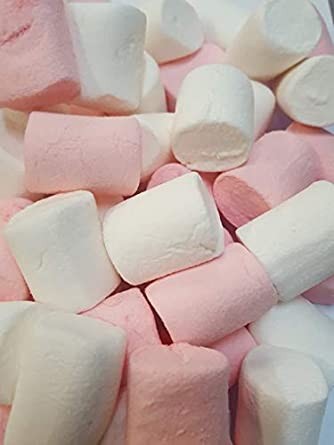 Big Pink & White Marshmallow Sweets Halal (1500g)