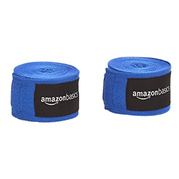 AmazonBasics Polyester & Cotton Boxing Hand Wraps, Set of 2