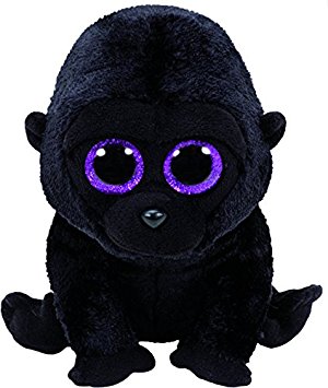 TY Beanie Boos GEORGE - black gorilla reg Plush