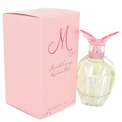 Mariah Carey Luscious Pink Eau de Parfum Spray for Women, 3.4 Fluid Ounce