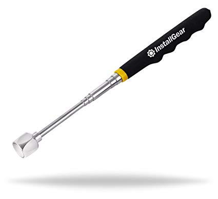 InstallGear 30" Telescoping Magnetic Pick-up Tool with 16lb Pull Capacity