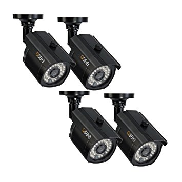 Q-See QM1201B-4 1000 TVL Camera 4 Pack with 100' Night Vision (Black)