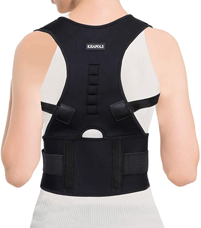 KEAFOLS Posture Brace Back Brace For Men Women Spinal Support, Lightweight/Elastic/Fully Adjustable and Comfortable
