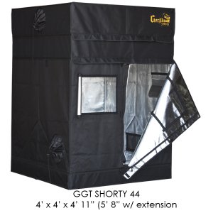 4'x4' Gorilla Grow Tent SHORTY w/ 9" Extension Kit