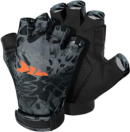 KastKing Gil Raker Gloves UPF50  Fishing Handling Gloves UV Protection Gloves Sun Protection Gloves for Men Or Women for Fishing, Outdoor, Kayaking, Rowing