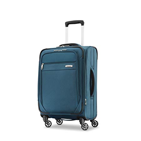 Samsonite Advena Expandable Softside Carry On Luggage with Spinner Wheels, 20 Inch, Teal