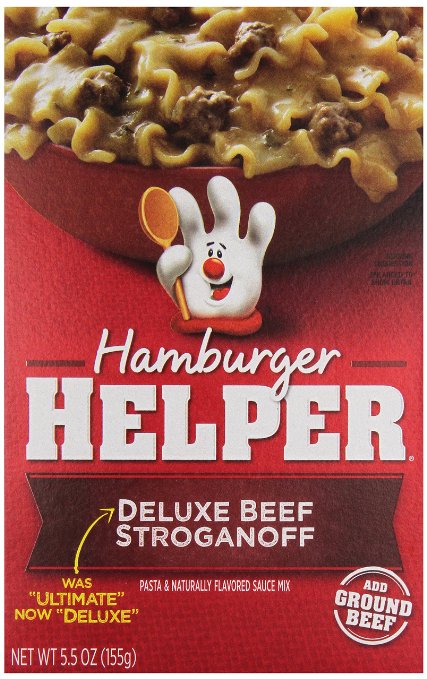 Betty Crocker Hamburger Helper, Classic Ultimate Beef Stroganoff Dinner, 5.5 Ounce