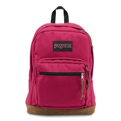 JanSport Womens Classic Specialty Right Pack Backpack - Cerise / 18"H x 13"W x 8.5"D