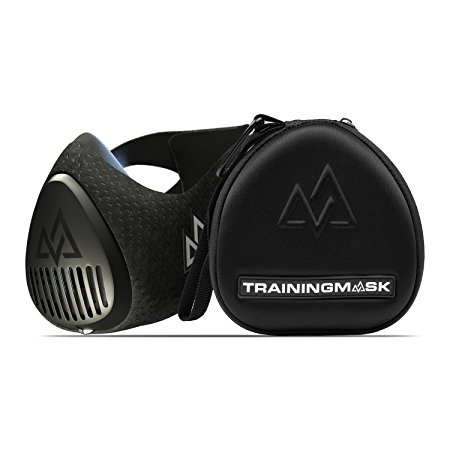 Training Mask 3.0 [All Black] for Performance Fitness, Workout Mask, Running Mask, Breathing Mask, Resistance Mask, Cardio Mask, The Official Used By Pros