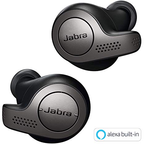 Jabra True Wireless Bluetooth Headphones, Titanium Black, (Elite 65t)