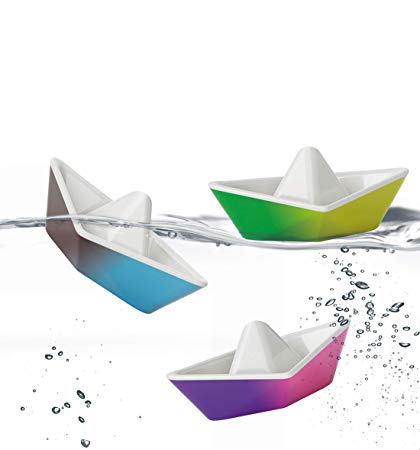 PlayMonster Kid O Color-Changing Origami Boats Bath Toy Set