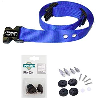 PetSafe RFA 529 Accessory Kit & 3/4" Strap with 2 Holes 1. 25" Apart- Many Colors to Choose from